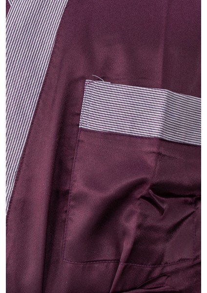 Erkek Şık Klasik Model Röpteşambır Premium Poplin Kumaş Lecco Model Cepli Rob Beli Kuşaklı