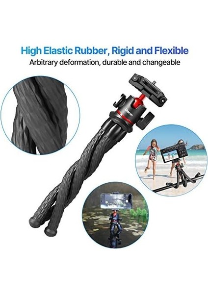 Mt-33 Cold Shoe Ahtapot Tripod, Siyah