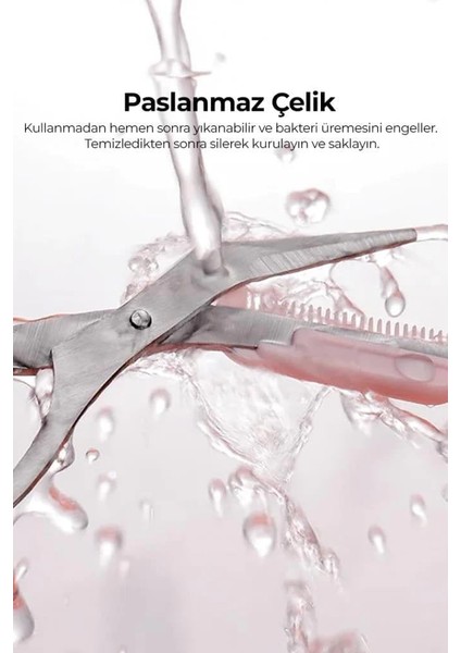 Taraklı Kaş Makası - Hassas ve Pratik Kaş Şekillendirme Aracı