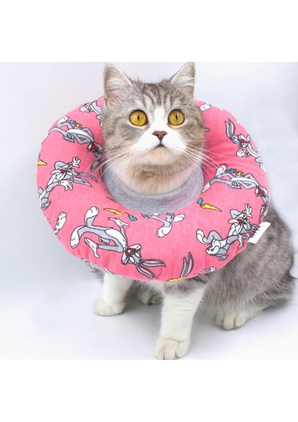 Kedi Köpek Yakalık Pembe Medium No:6