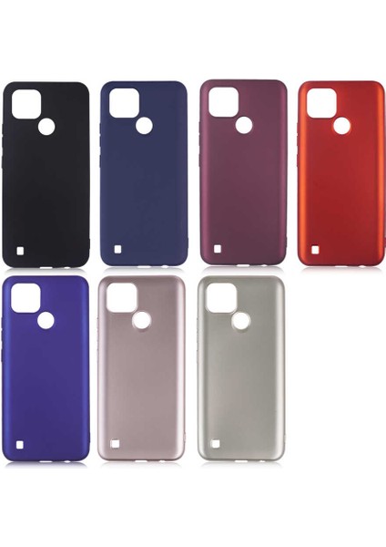 Realme C21 Kılıf Zore Premier Silikon Kapak-Saks MAVI-8682314131414-OTNV55573