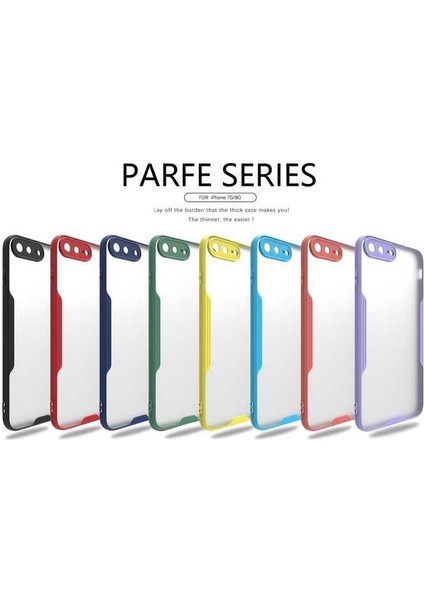 Apple iPhone 8 Kılıf Zore Parfe KAPAK-LACIVERT-8682314067478-OTNV45571