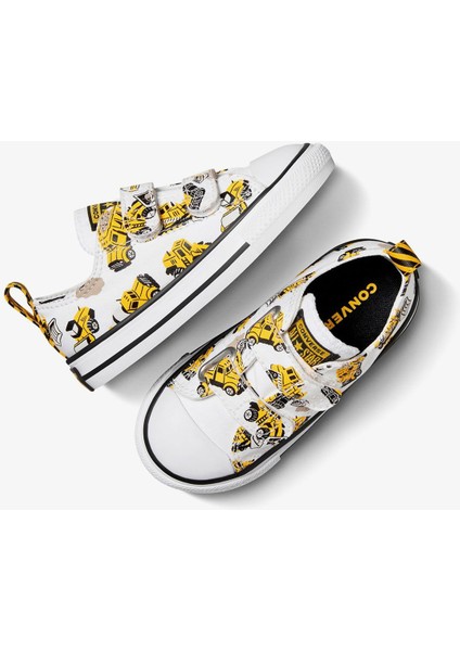 Chuck Taylor All Star 2V Bebek Beyaz Sneaker fırsatları