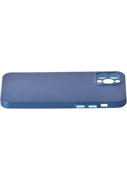 Apple iPhone 12 Pro Max Kılıf ​​​​zore Slims Kapak-Saks MAVI-8682314077941-OTNV50161