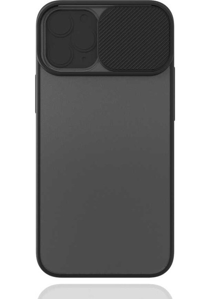 Apple iPhone 12 Mini Kılıf Zore Lensi KAPAK-SIYAH-8682314054911-OTNV46211