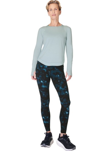 Breathe Easy Long Sleeve Top Kadın Mavi Koşu Tişört modelleri