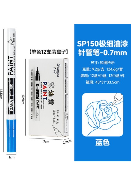 Suluboya Kalem Seti Yağ Bazlı Çift Uçlu Markör Kalem Markörler (Yurt Dışından)