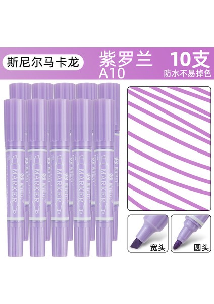 Suluboya Kalem Seti Yağ Bazlı Çift Uçlu Markör Kalem Markörler (Yurt Dışından)