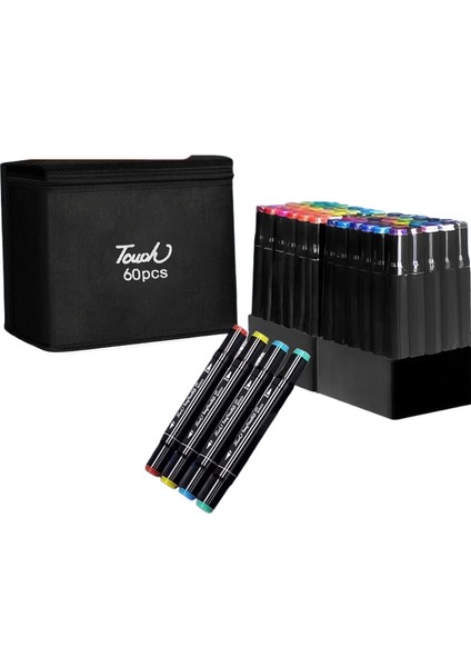 Yağ Bazlı Markör Seti Renkli Alkol Hızlı Kuruyan Çocuklar Için Suluboya Kalemleri Sanat Öğrencileri Boyama Kalemleri (Yurt Dışından)