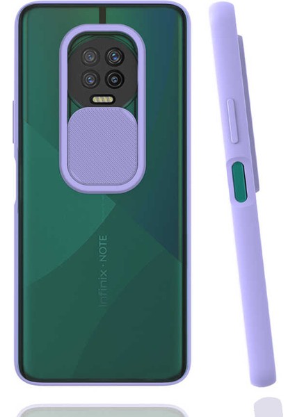 Infinix Note 7 Kılıf Zore Lensi KAPAK-LILA-8682314110150-OTNV50444