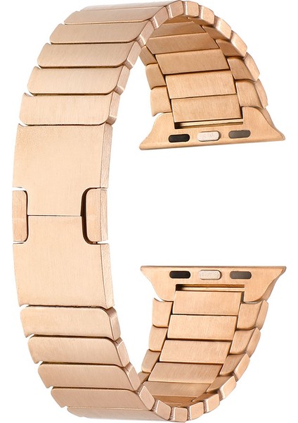 Watch Ultra 49MM Uyumlu Krd-82 Metal Kordon - Rose GOLD-8680436674567-OTNV88732