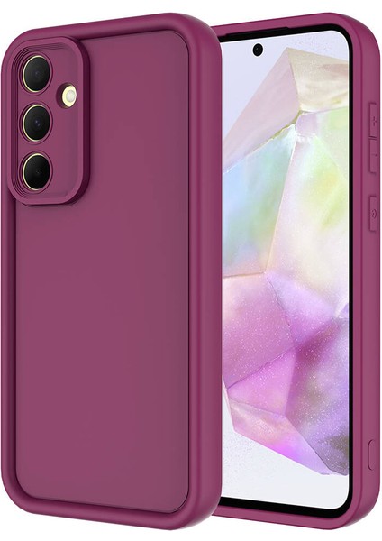 Galaxy A35 Kılıf Kamera Korumalı Zore Ananas KAPAK-MÜRDÜM-8680436780879-OTNV104179