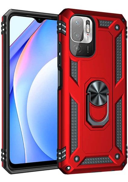 Xiaomi Poco M3 Pro Kılıf Zore Vega KAPAK-KIRMIZI-8682314140744-OTNV56264