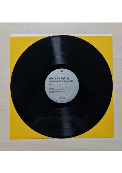- Where The Light Is (John Mayer Live In Los Angeles) - 2008 Ilk Baskı - ***nadir*** - 4xlp Box Set - Plak - Longplay - Lp