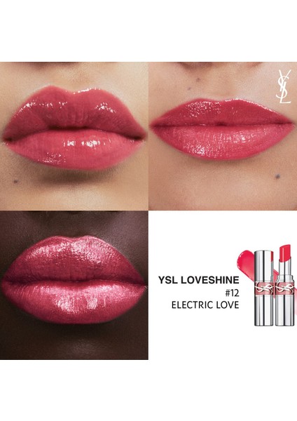Loveshine Yoğun Parlaklık Veren Bakım İçerikli Ruj 12 Electric Love 3614274132618