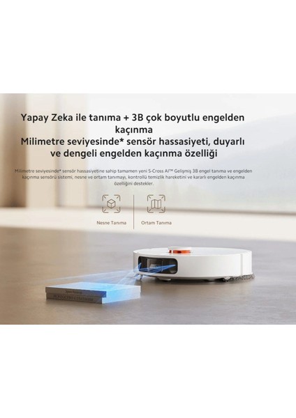 Süpürme Mop Kaldırma ve Düşme Önleyici Kontrol Istasyonlu Robot Süpürge Yedek Temizlik Seti+Lambader modelleri