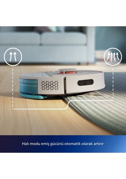 Vp Yeni Seri 3000 Serisi Islak Kuru Moplu Istasyonlu Robot SÜPÜRGE,4000 Pasert Zemin ve Halıya Uygun fırsatları