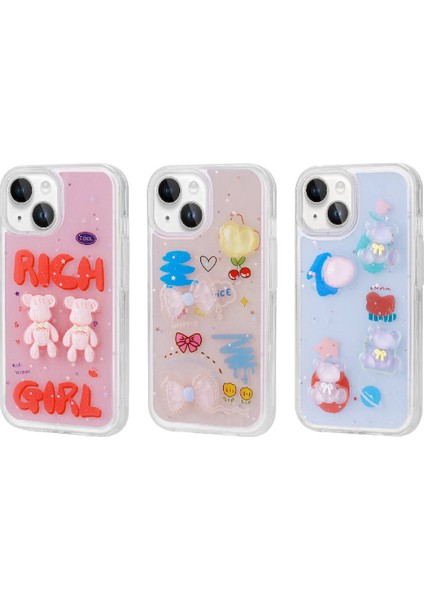 Apple iPhone 14 Uyumlu Kabartma Figürlü Parlak Zore Minimini Silikon KAPAK-KIRMIZI-8680436734407-TA96766-O modelleri