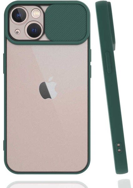 Apple iPhone 13 Mini Uyumlu Zore Lensi Kapak-Koyu YEŞIL-8680436126806-TA60801-OTNV