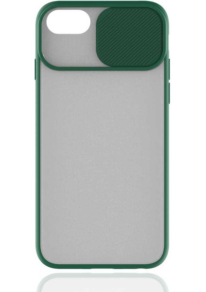 Apple iPhone 7 Uyumlu Zore Lensi Kapak-Koyu YEŞIL-8682314054805-TA42747-OTNV