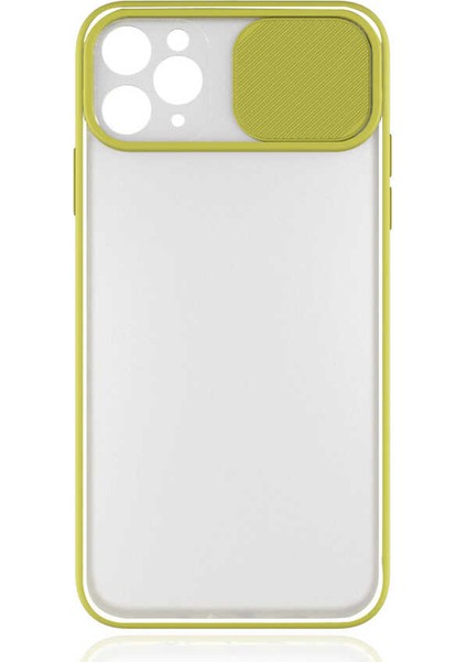 Apple iPhone 11 Pro Max Uyumlu Zore Lensi KAPAK-SARI-8682314054508-TA42818-OTNV