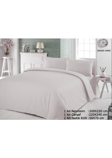 Çift Kişilik Nevresim Seti 200X220 Ranforce 4 Parça Nevresim Seti