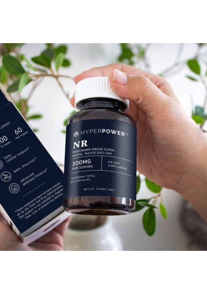Nicotinamide Riboside (NR) 300 Mg 60 Kapsül NAD Öncüsü (Made In Usa)