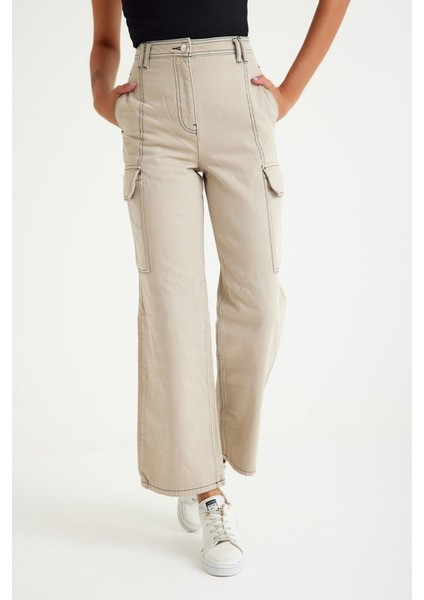 Straight Kargo Jean Pantolon modelleri