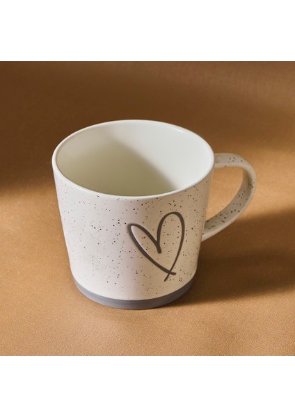 Kalp Beyaz Kupa 450 ml fiyatları