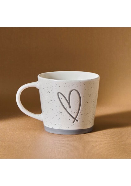 Kalp Beyaz Kupa 450 ml modelleri