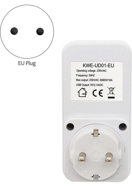 Dalgalanma Koruyucusu Soket Gerilim Rölesi Dijital Zamanlayıcı Soket Anahtarı 6 Saat 220V 230V Cihaz Zaman Kontrol Cihazı Ab Tak (Yurt Dışından) modelleri