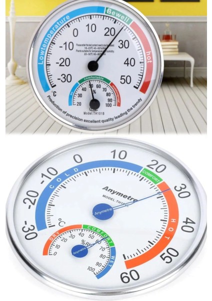 Nem Ölçer ve Anymetre Comfortable Meter Termometre Sağlıklı Yaşam Asılabilir Termometre 3 In 1 Pro fırsatları
