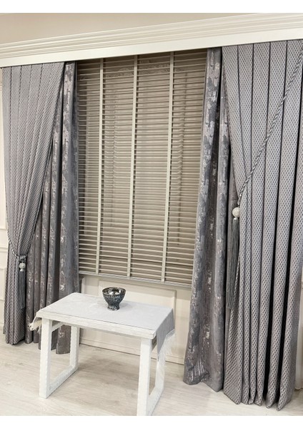 Kumbeji Rengi %100 Orijinal Ahşap Jaluzi Perde 50 Mm Ofis Modern Ve Tüm Mekanlar Için