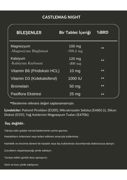 Castlemag Day & Nıght Magnezyum Takviyesi 2 In 1 - 3 'lü Avantaj Paketi modelleri