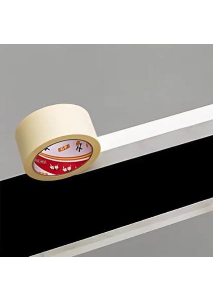 | Gp Maskeleme Bandı, 36 mm x 30 M, Bej, Krepe Kâğıt Tabanlı, Boya Uygulamaları İçin İdeal