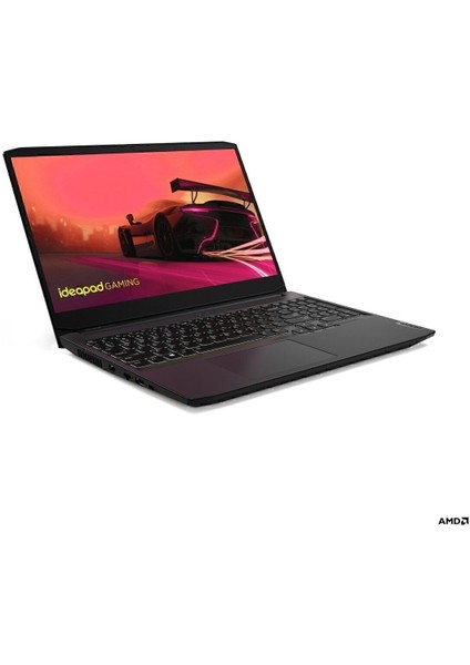 Ideapad Gaming3 Amd Ryzen 5-5500H 16GB 512GB SSD RTX2050 Dos 15.6" IPS Fhd Gaming Laptop 82K2029YTX