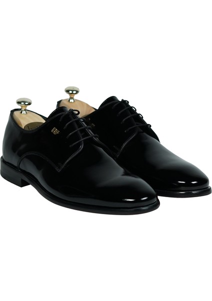 Kişiye Özel Altın Harfli Bağcıklı Rugan Erkek Ayakkabı indirimleri