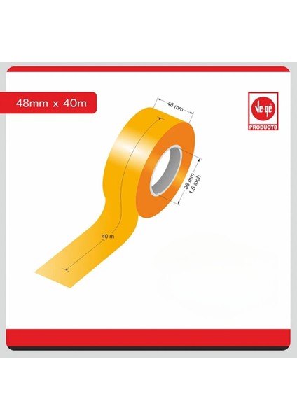 | Handy Pack Kesicili Koli Bandı, 48 mm x 40 M, Şeffaf, Sessiz Açılım, Kokusuz, Sararma Yapmaz fırsatları