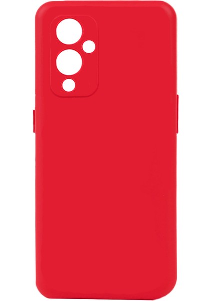 One Plus 9 Kılıf Zore Biye SILIKON-KIRMIZI-8680436694558-OTNV89390