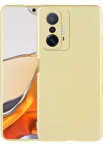 Xiaomi Mi 11T Pro 5g Kılıf Zore Premier Silikon KAPAK-GOLD-8680436153727-OTNV69812