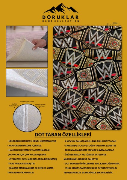 Kaymaz Taban Makinada Yıkanabilir Dijital Baskı Modern Desenli Çocuk Genç Odası Halısı Dot Taban Halı WLD10 fiyatları