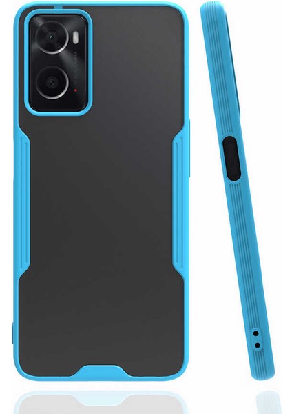 Oppo A76 Kılıf Zore Parfe KAPAK-MAVI-8680436454480-OTNV72134