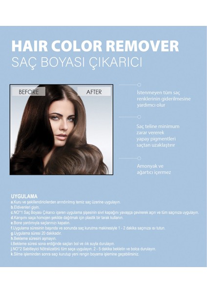 Saçtan Boya Çıkartıcı 8698636613743 modelleri