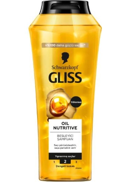 Oil Nutritive Şampuan 400 ml x 6'lı Set