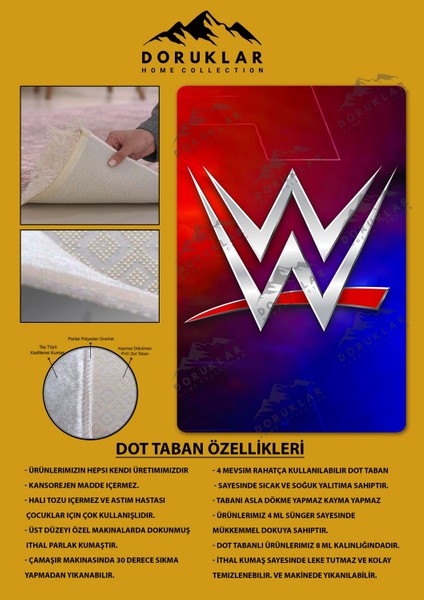 Kaymaz Taban Makinada Yıkanabilir Dijital Baskı Modern Desenli Çocuk Genç Odası Halısı Dot Taban Halı WLD16 fiyatları