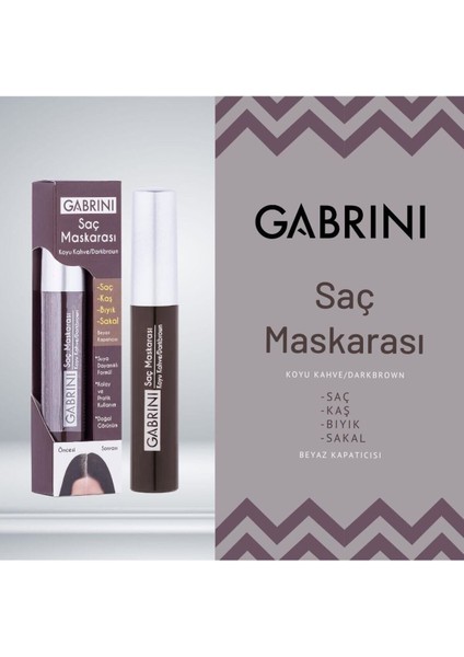 Kahverengi Saç Maskarası 4/0 Beyazlık Giderici Suya Dayanıklı Tüm Saç Tiplerine Uygun indirimleri