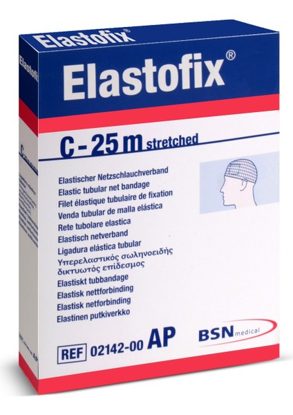 Elastofix 25M Bsn File Bandaj Beden C Kafa
