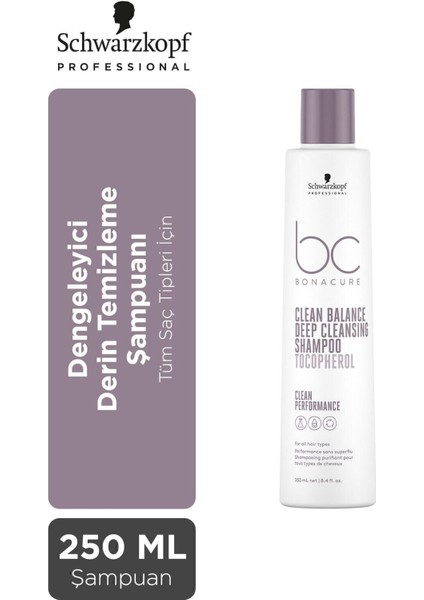 Bc Clean Dengeleyici ve Derin Temizleme Şampuanı 250 ml