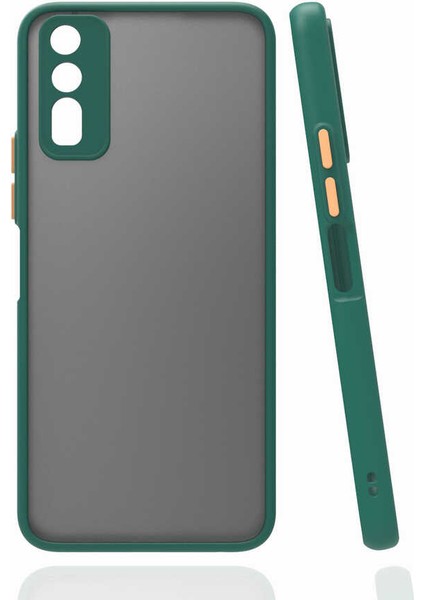 Vivo Y20S Kılıf Zore Hux Kapak-Koyu YEŞIL-8680436349991-OTNV67166
