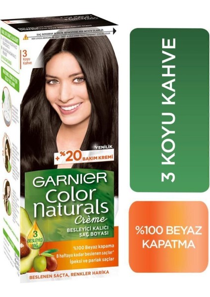 Color Naturals 3 Koyu Kahve